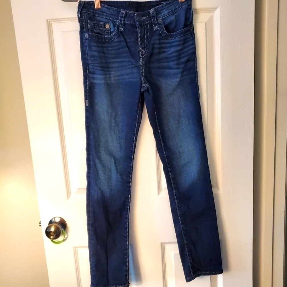 True Religion Rocco Jeans Girls sz 14 Relaxed Skinny